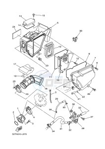 XT250 XT250F SEROW (1YBE) drawing INTAKE