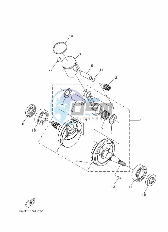 CRANKSHAFT & PISTON