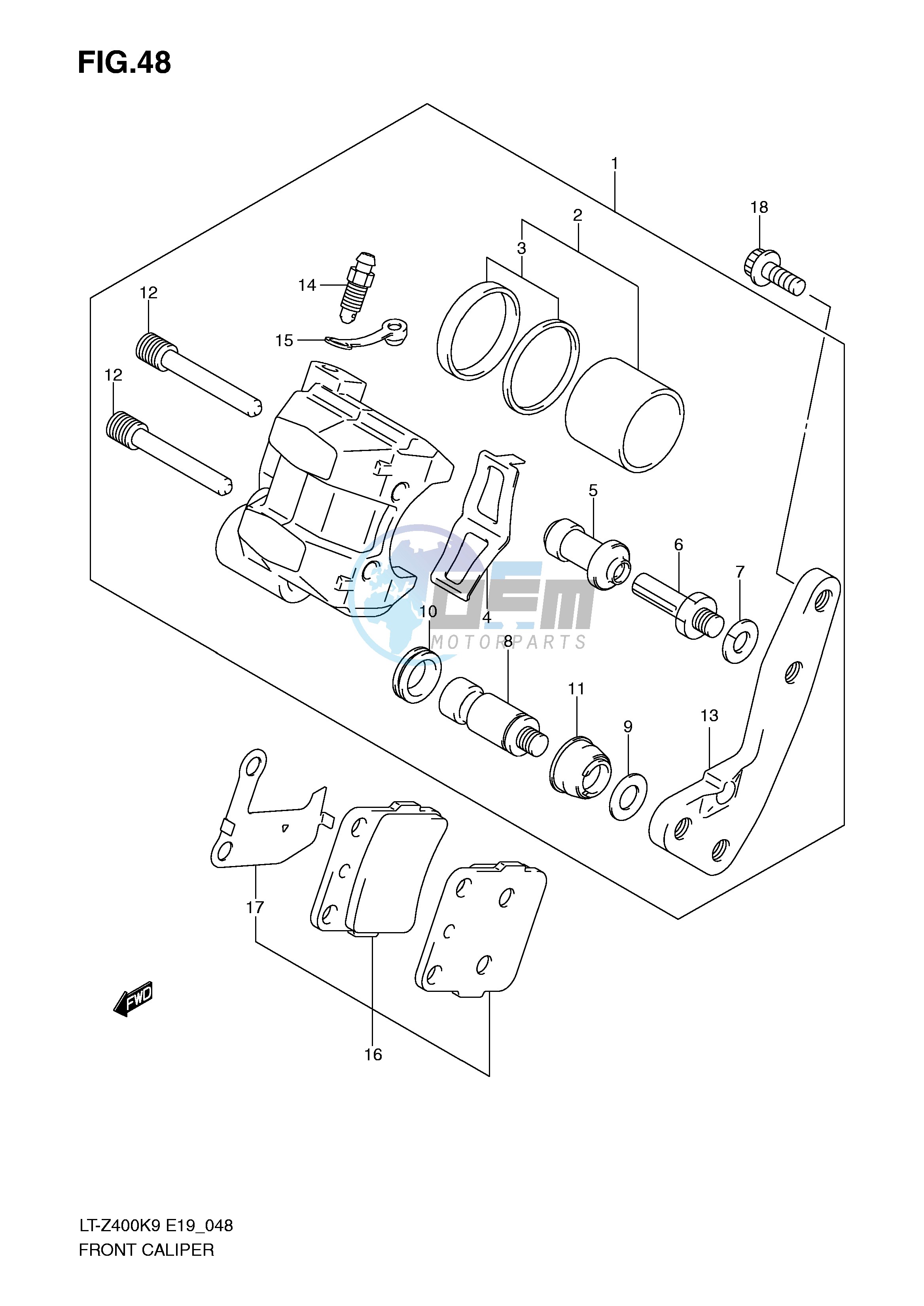 FRONT CALIPER