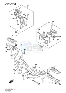 VZR1800 BOULEVARD EU drawing FOOTREST