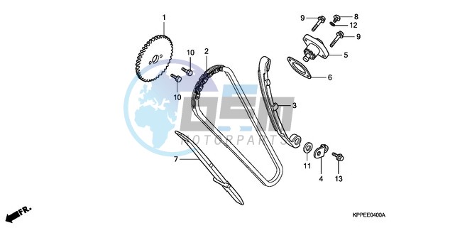 CAM CHAIN/TENSIONER