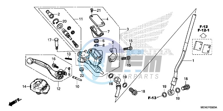 FRONT BRAKE MASTER CYLINDER