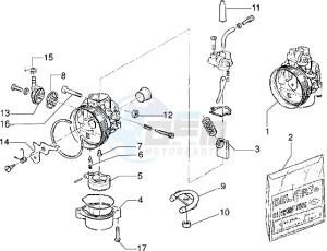 RK 50 drawing Carburettor