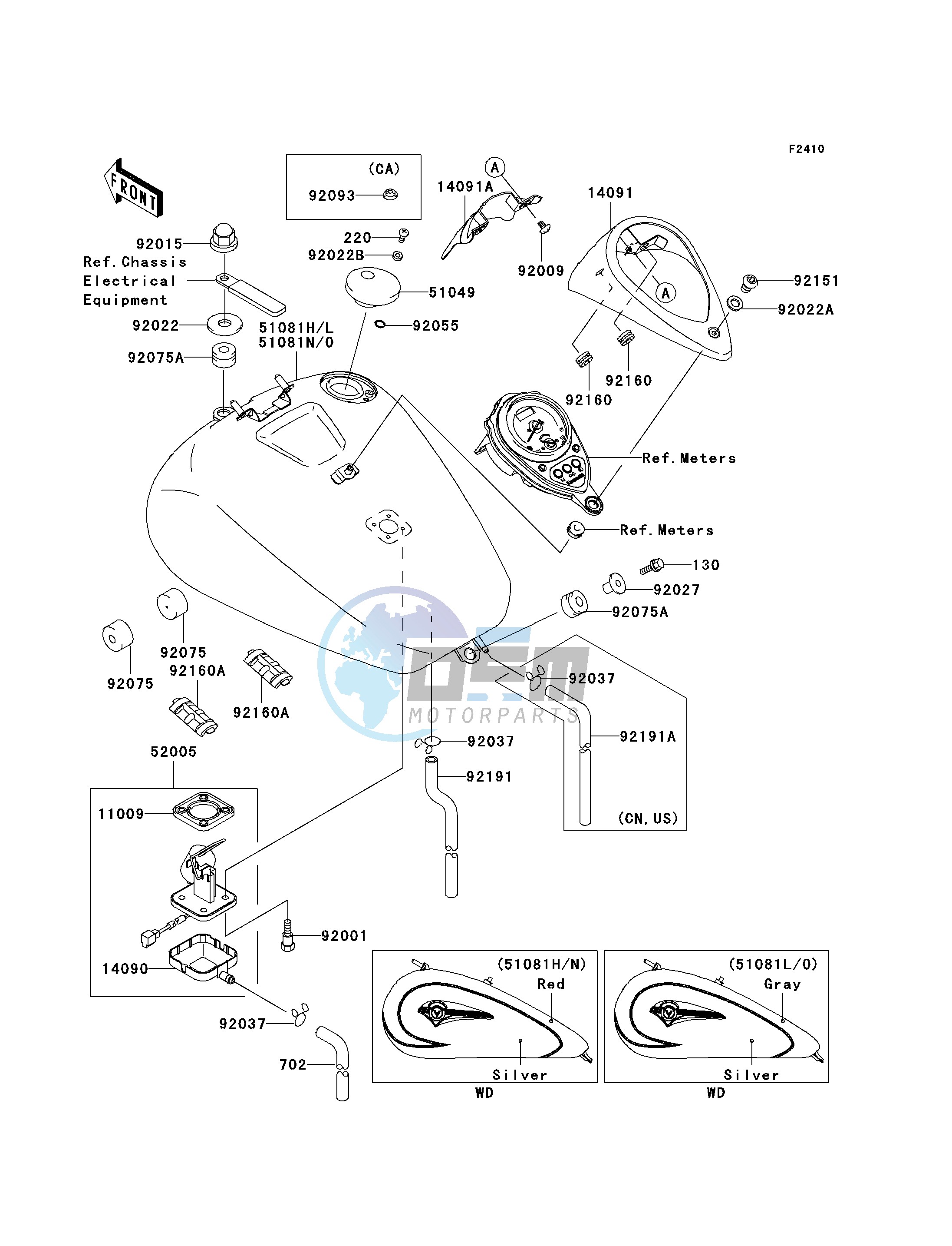 FUEL TANK -- VN1500-L2- -