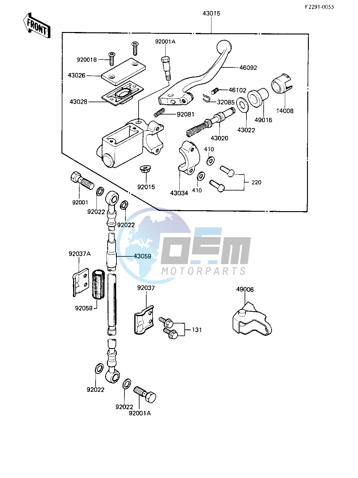 FRONT MASTER CYLINDER