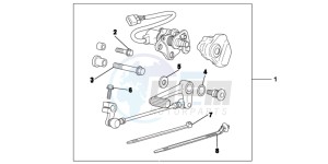 VFR1200FC drawing KIT DCT PEDAL SHIFT