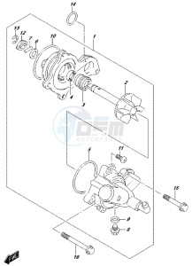 LT-A500XP drawing WATER PUMP