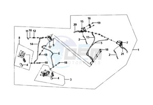 SYMPHONY ST 125 EURO4 L7 drawing CBS BRAKE SYSTEM