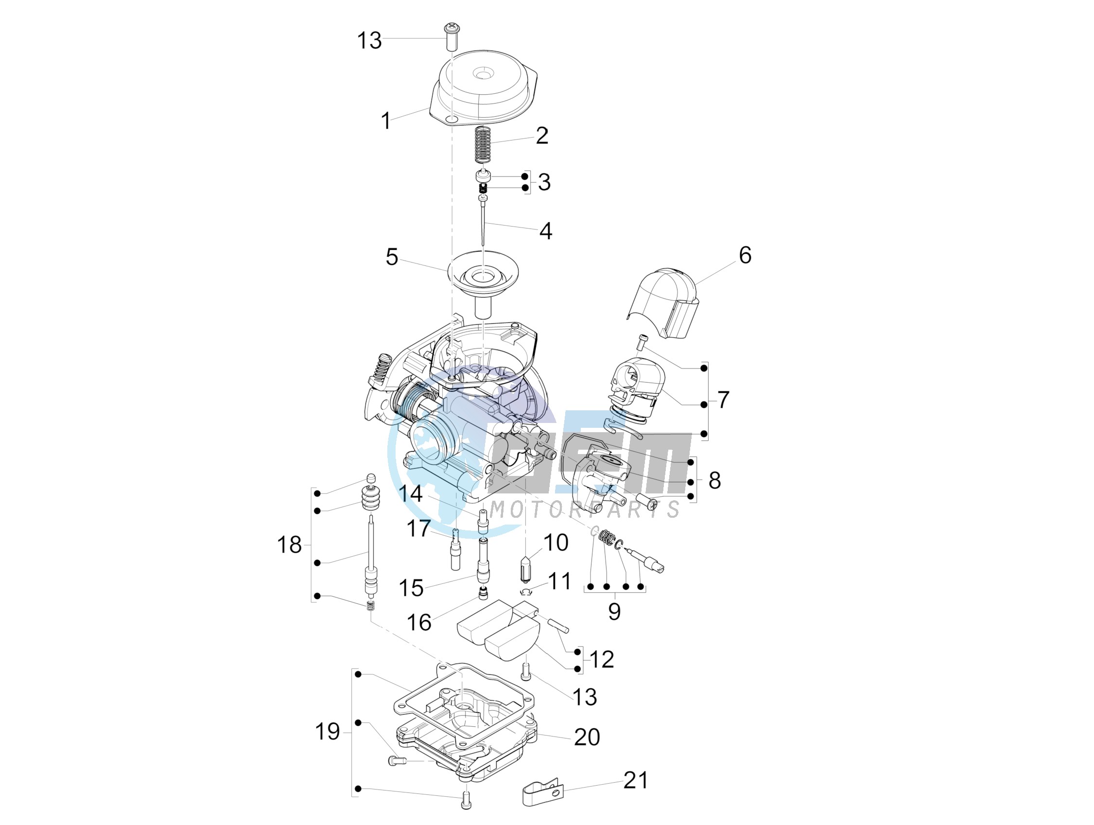 Carburetor's components