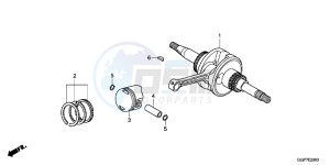 NSC50T2E NSC50T2E UK - (E) drawing CRANKSHAFT/PISTON