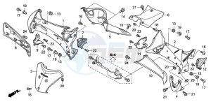 ANF125 drawing MAIN PIPE COVER/ LEG SHIELD (2)