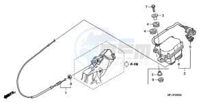 CBR1000RRA Korea - (KO) drawing SERVO MOTOR