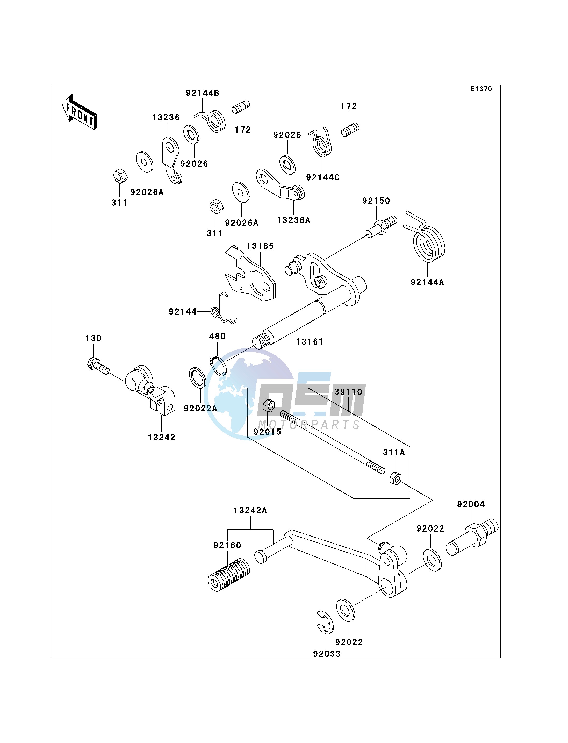 GEAR CHANGE MECHANISM