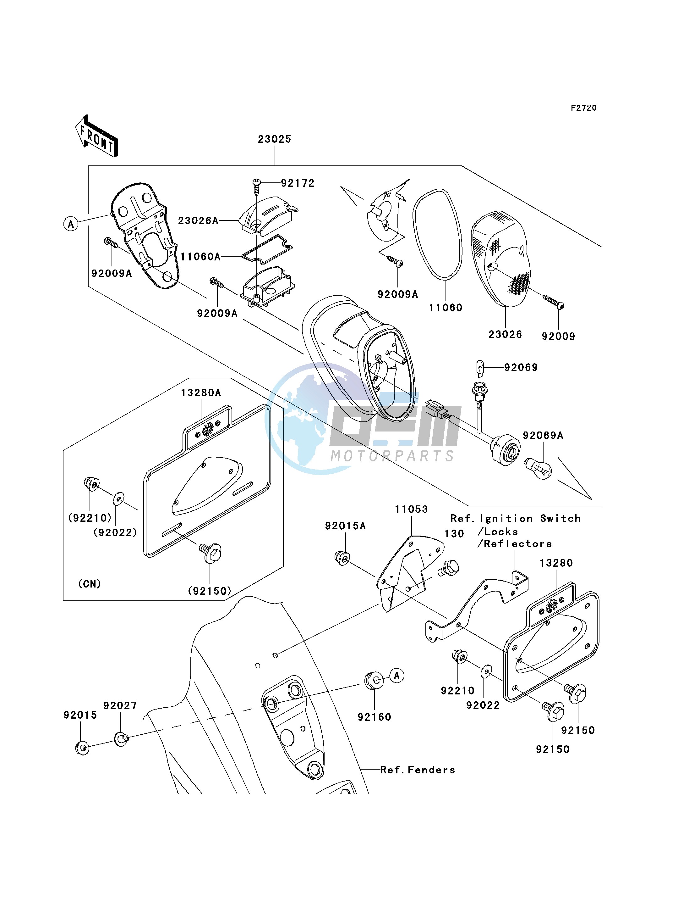 TAILLIGHT-- S- -