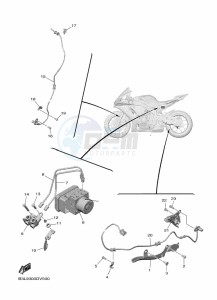 YZF1000W-B YZF-R1 (B3L9) drawing ELECTRICAL 3