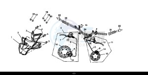 SYMPHONY ST 50 (25 KM/H) (XB05W4-NL) (E4) (L7-M0) drawing FR HANDLE COVER STRG. HANDLE