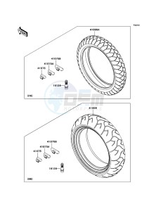 Z750S ZR750-K1H FR GB XX (EU ME A(FRICA) drawing Tires