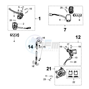 VIVA 2 RDC drawing BRAKE SYSTEM AJP DOMINO