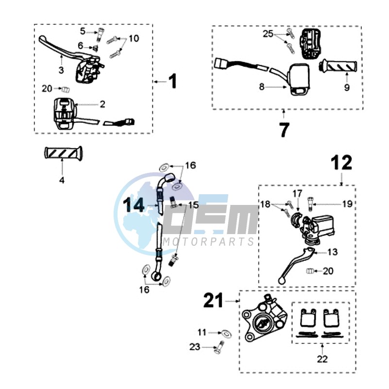 BRAKE SYSTEM AJP DOMINO