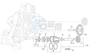 RX-SX 125 2008-2010 drawing Water pump assy