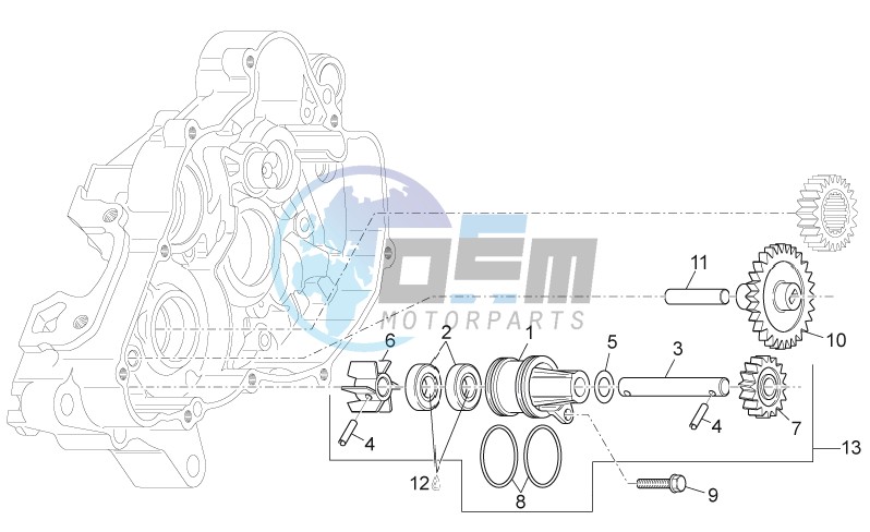 Water pump assy