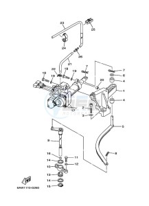 F350AETX drawing THROTTLE-CONTROL