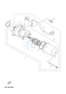 NS50F AEROX 4 (1GB1 1GB1 1GB1 1GB1 1GB1) drawing STARTING MOTOR