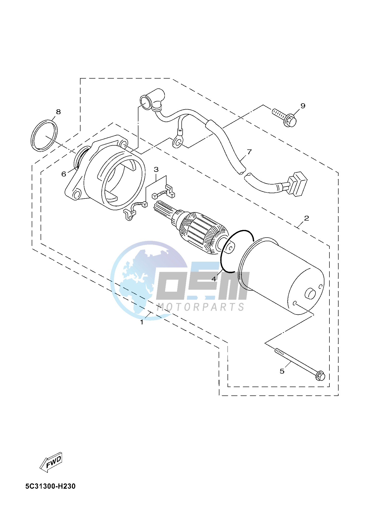 STARTING MOTOR