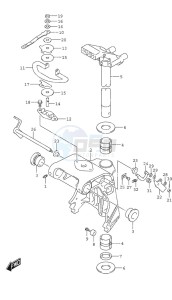 DF 30A drawing Swivel Bracket - Non-Remote Control