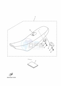 YZ85LW YZ85 (B0G7) drawing SEAT