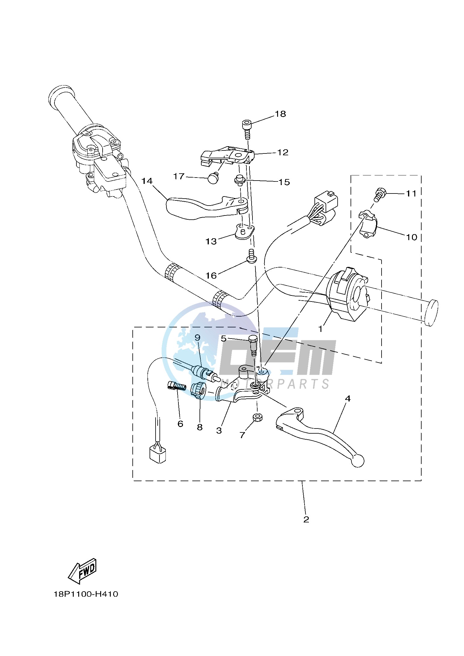 HANDLE SWITCH & LEVER