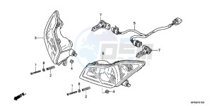 TRX420FMC drawing HEADLIGHT