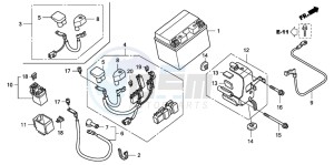 CBF1000S drawing BATTERY