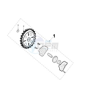 TWEET 125 N drawing OIL PUMP