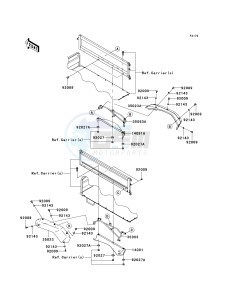 KAF 620 M [MULE 4010 4X4] (M9F) MAF drawing REAR FENDER-- S- -