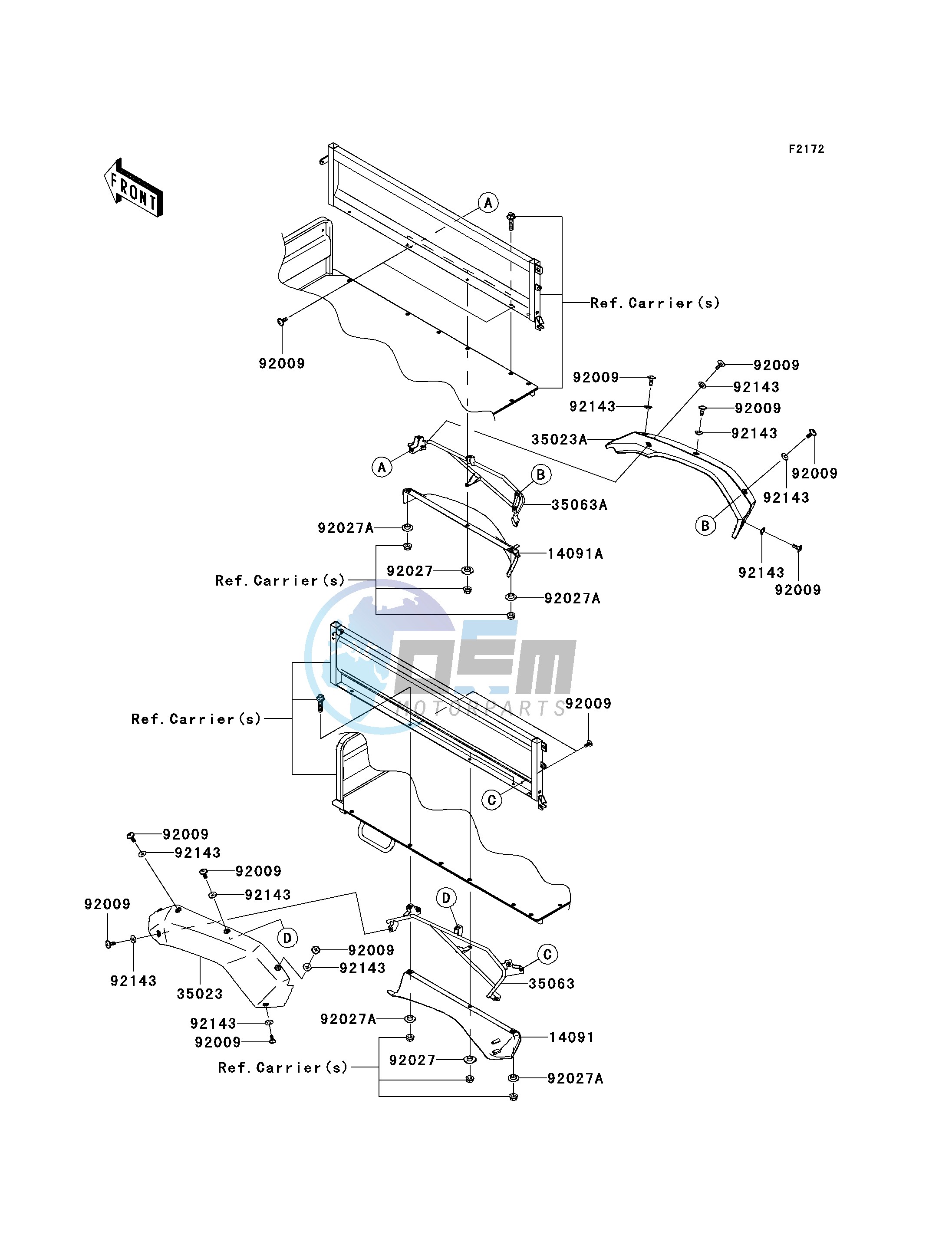 REAR FENDER-- S- -