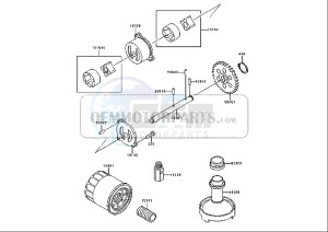 ZZR 600 (EU) drawing OIL PUMP