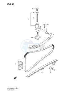 AN400 ABS BURGMAN EU-UK drawing CAM CHAIN