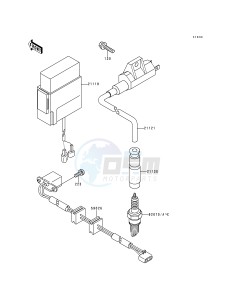 KLF 400 B [BAYOU 400 4X4] (B4-B6) [BAYOU 400 4X4] drawing IGNITION SYSTEM