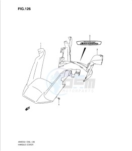 AN650 drawing HANDLE COVER (AN650AL1 E24)