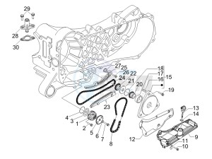 Fly 100 4t 2008 drawing Oil pump