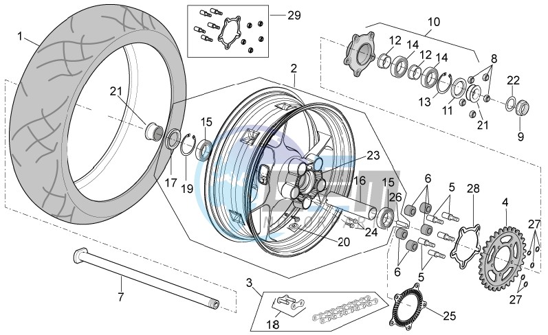 Rear wheel