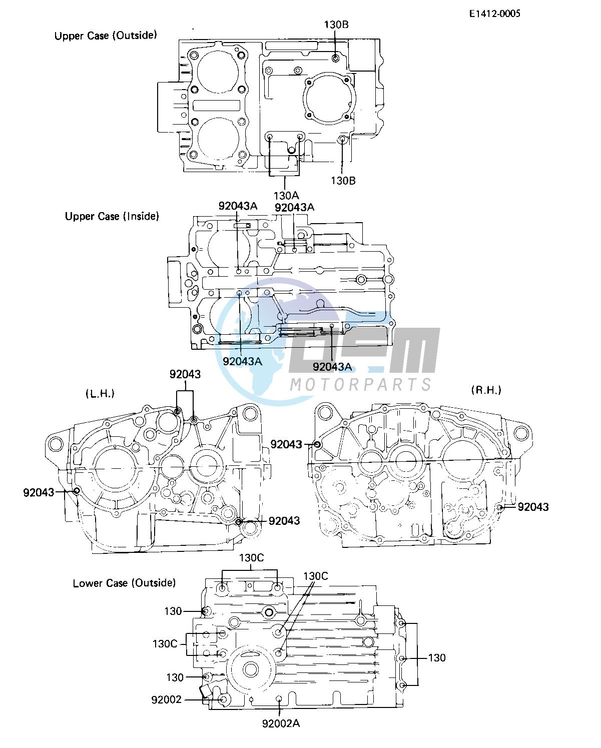 CRANKCASE BOLT PATTERN