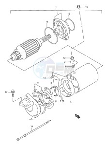 DR800S (E4) drawing STARTING MOTOR