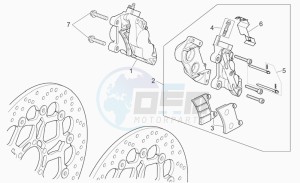 Norge 1200 IE 1200 IE drawing Front brake caliper