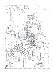 YZ250F (17D9 17DA 17DB 17DC) drawing CARBURETOR