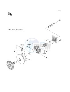 MULE_600 KAF400B9F EU drawing Optional Parts(Engine)