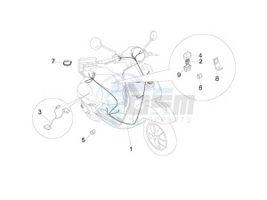 LX 50 4T-4V Touring drawing Main cable harness