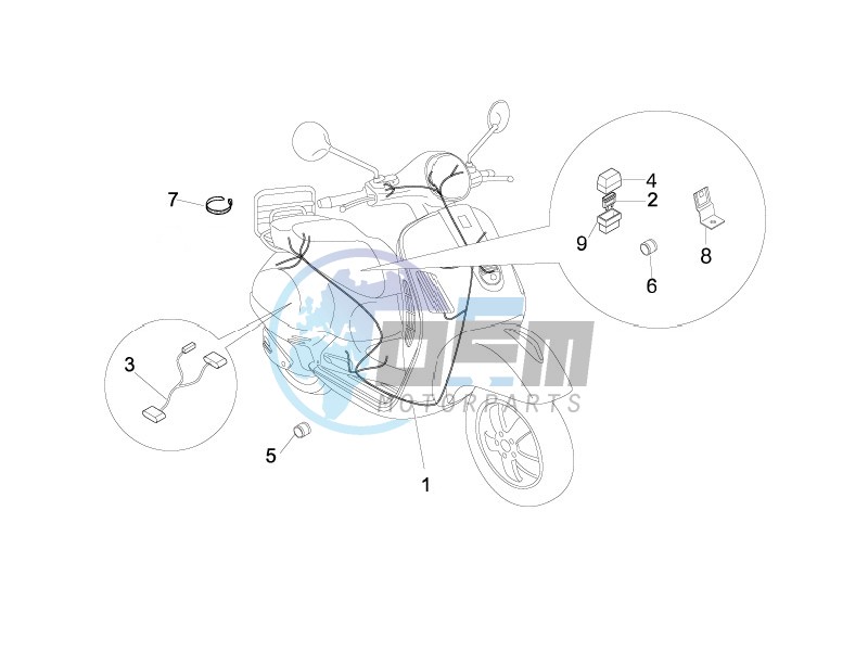 Main cable harness