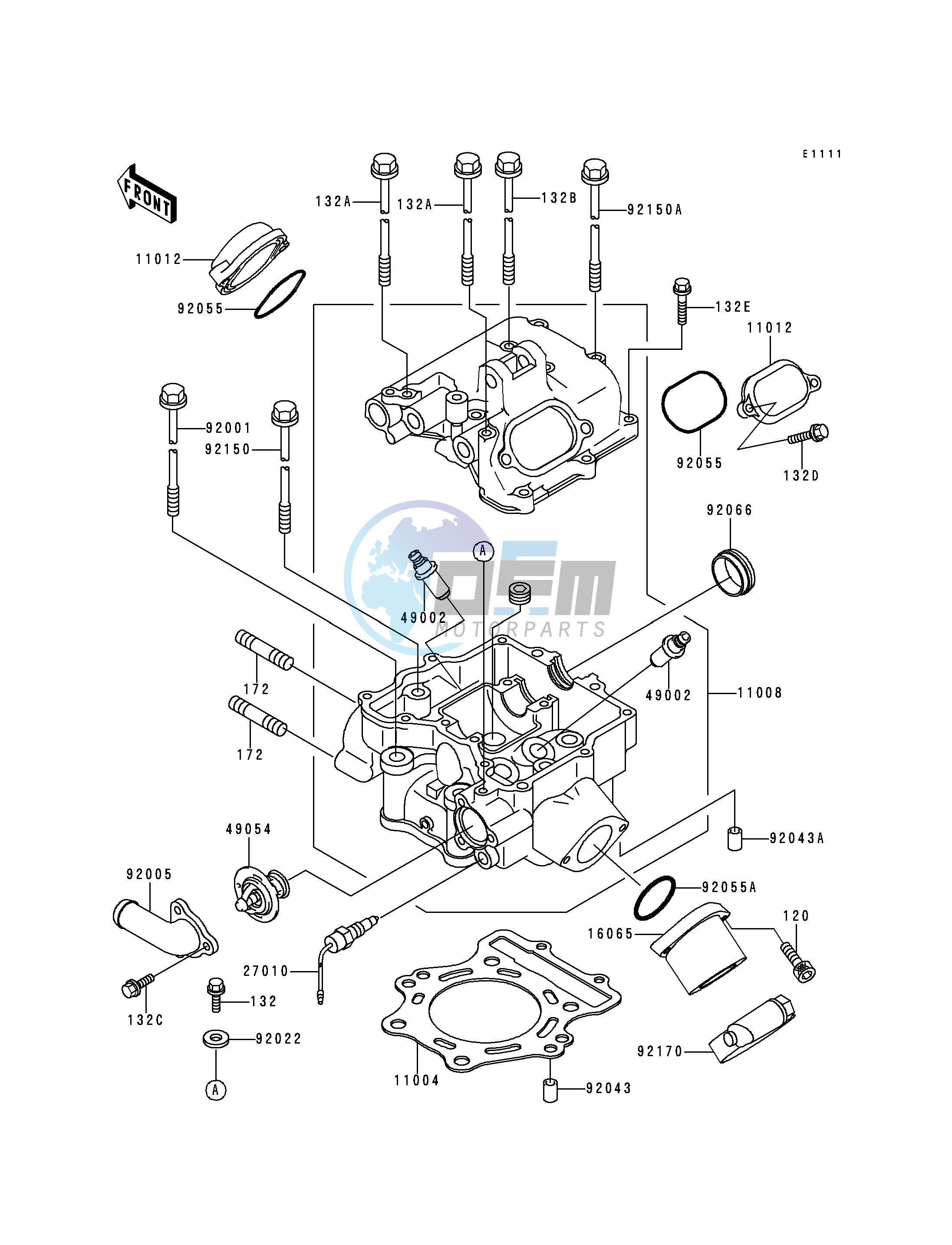 CYLINDER HEAD--  - LF400AE532917- -